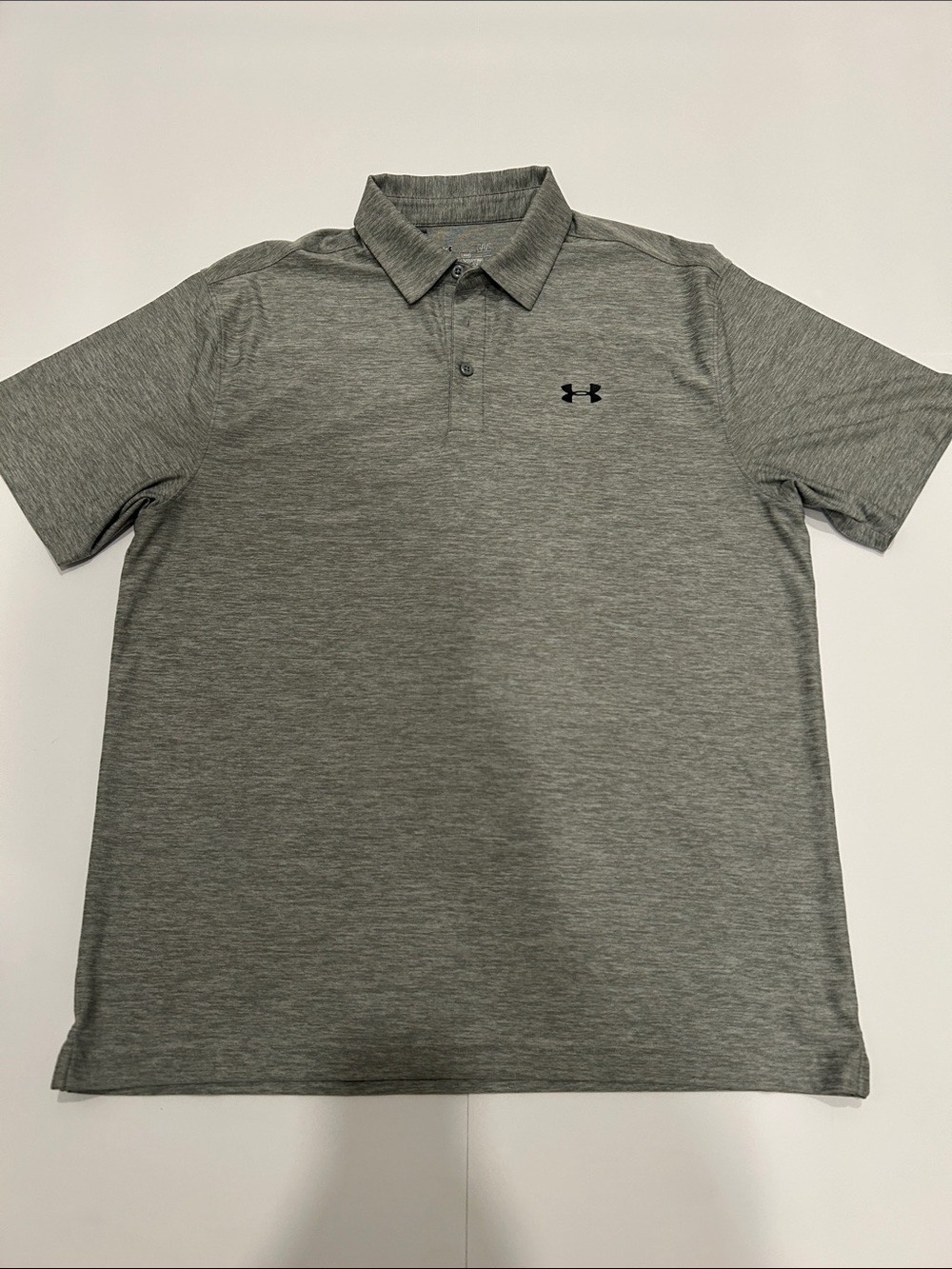 Under Armour Men’s Heather Grey Polo Shirt